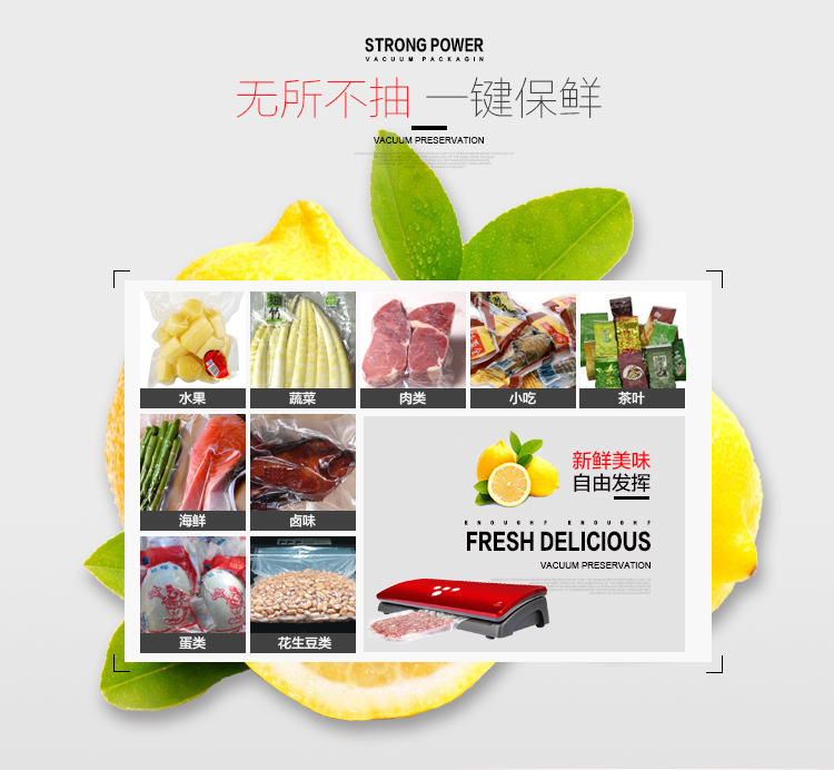 达派家庭食品保鲜机