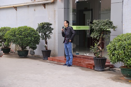 生产部熊经理讲话